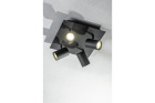  - Stropní svítidlo VENETO, IP20, max. 20W, 4 x GU10, kulaté/čtvercové, černé