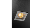  - Stropní bodové svítidlo RUBIO, 102x102 mm, IP20, čtvercové, jednoduché, bílé